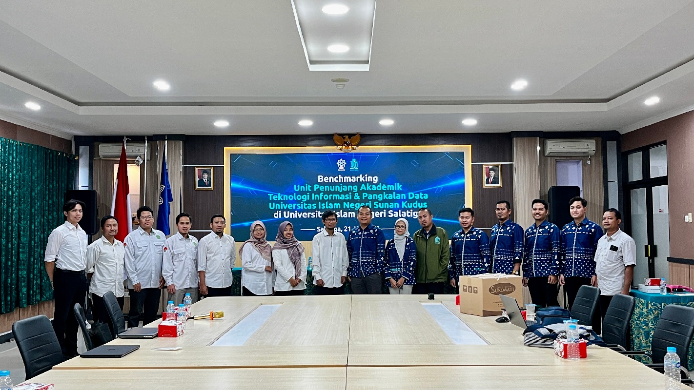 UPT TIPD UIN Salatiga Terima Kunjungan UPA TIPD UIN Sunan Kudus, Perkuat Tata Kelola dan Keamanan Informasi